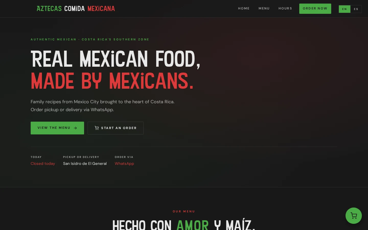 Vive Aztecas — Restaurant
