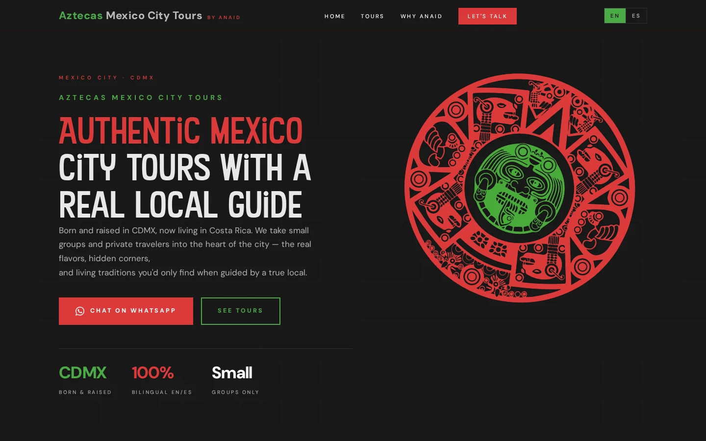 Vive Aztecas — Mexico City Tours