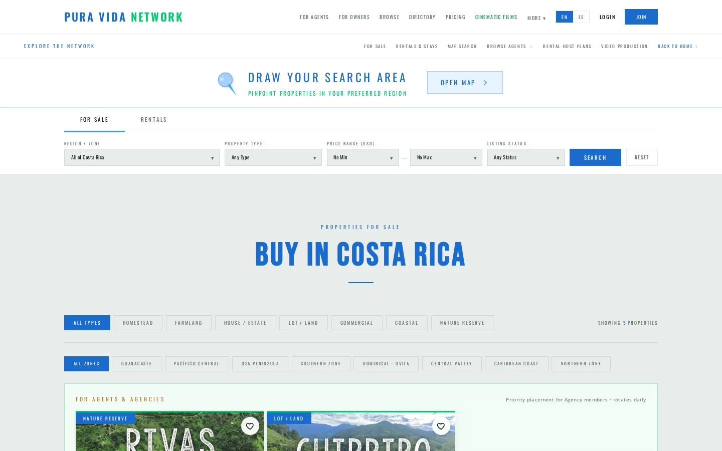 Pura Vida Network — Browse — Buy in Costa Rica