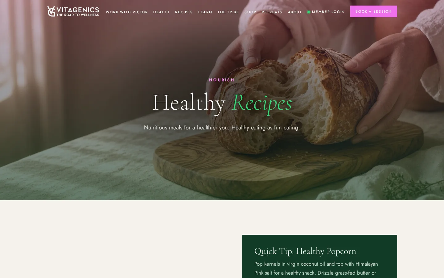 Vitagenics — Healthy Recipes
