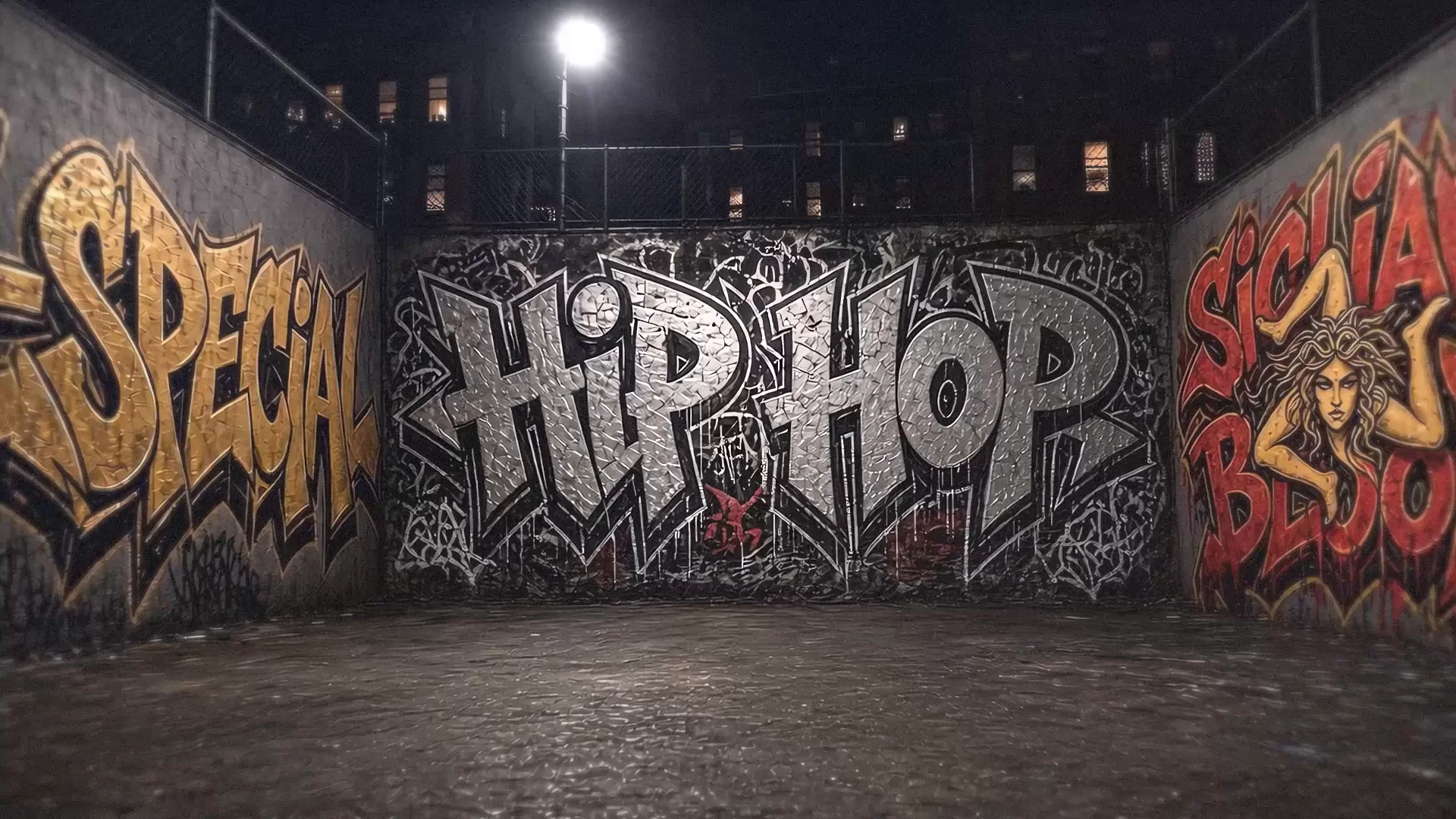 Graffiti yard