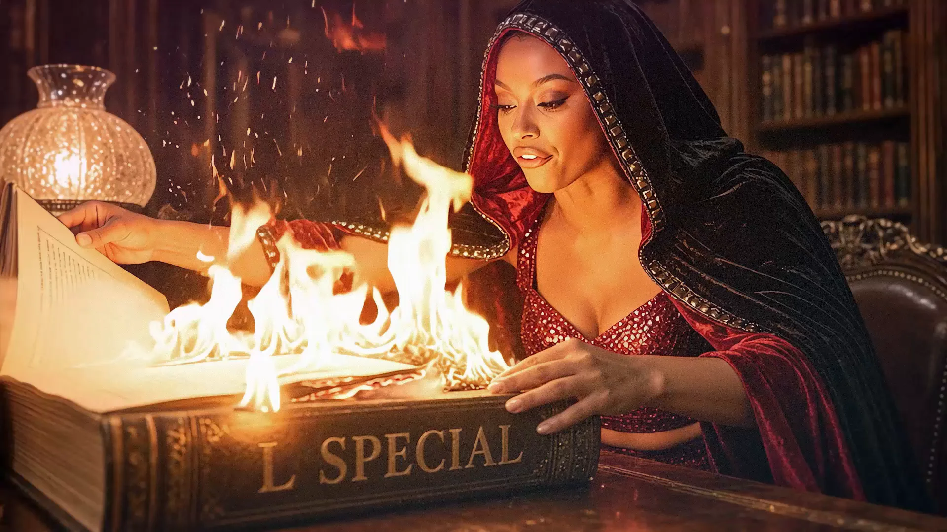 Locked scene — Book ignition, 1:07